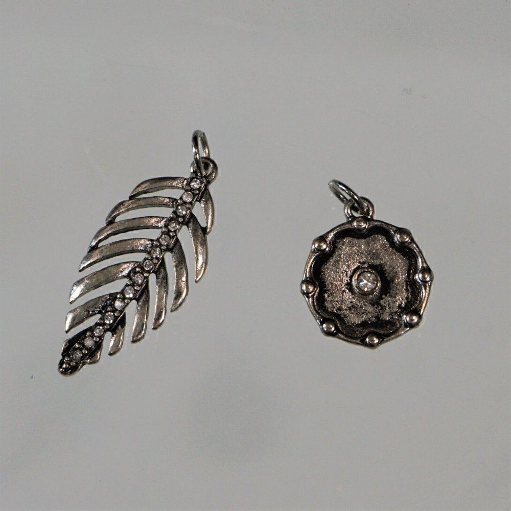 Charming Charlie Pendants Charms Jewelry Making Silver Tone